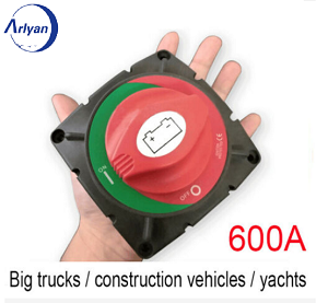 600A Big Battery Isolator Disconnect Switch for Marine Boat Car Rv ATV Vehicles