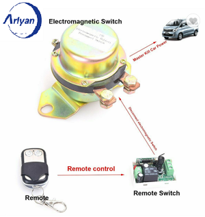 Car Auto Remote Control Battery Switch Disconnect Anti-theft Power Master Kill