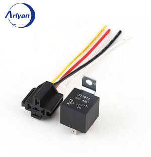 12V 24V Auto Car Relay 4 Pin 5 Pin 12V 40A Waterproof Universal Automotive Relay JD1914 JD2914