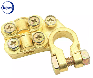 Heavy duty car brass battery terminal connector clamp for Marine Car Boat RV Vehicles