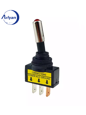 12V 20A Toggle Switches With LED Light ASW-15D Rocker Button Switch