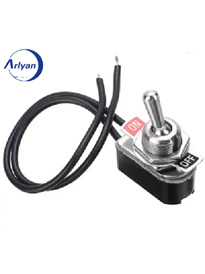 13CM Wire 12MM 2 Pin 2 Position Toggle Switch