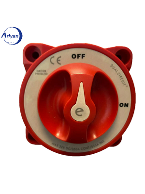 5510e 32V 350A Dual Circuit E-Series Disconnect Switch Battery Switch ON OFF Position Switch For Marine Boat