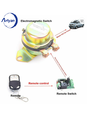 Car Auto Remote Control Battery Switch Disconnect Anti-theft Power Master Kill