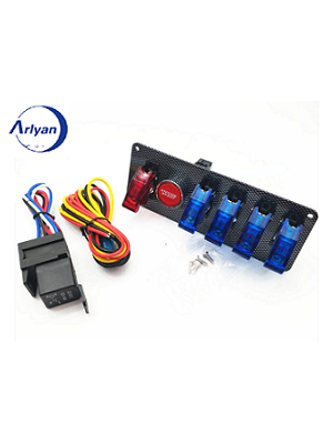 Race Car Panel switch 5 POSITION 12V 30 Amp Master Engine Start