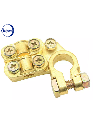 Heavy duty car brass battery terminal connector clamp for Marine Car Boat RV Vehicles