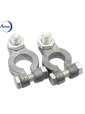 Lead Car Battery Terminals Heavy Duty Cable Connector Clamp Positive Negative