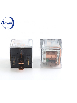 80A 12V 24V Relay Car Waterproof Transparent Shell With Indicator Light Modified Universal Relay