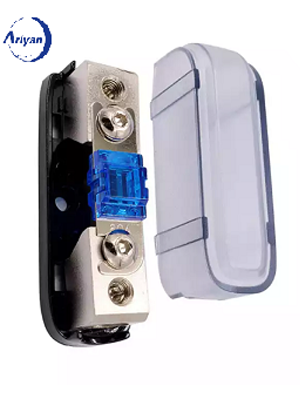 32V Audio Fuse Power Fuse Holder 30-150A Stereo Audio Single-way AFS Fuse Holder