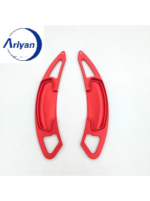 Paddle shifters retrofitted with interior parts